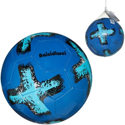 мяч футбольный junfa крест сине-голубой 23 см фото 3 Мяч футбольный Junfa Крест сине-голубой 23 см фото 3