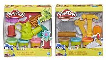 Набор для творчества Hasbro Play-Doh для лепки 2 вида Сад, Инструменты