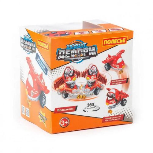 Робот ДЕФОРМ Самолет инерционный (в коробке) фото 7