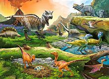 Пазл Castorland Мир динозавров (B-111084), 100 дет.