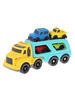 Муз. игрушка "Автовоз": 4 машинки в компл., свет./звук. эффекты, эл.пит. AG13*3 не вх. в компл.