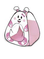 Палатка игровая Зайка 90х90х95 см, сумка на молнии