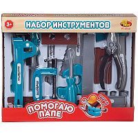 Игровой набор ABtoys Помогаю Папе Инструменты с топором, в коробке