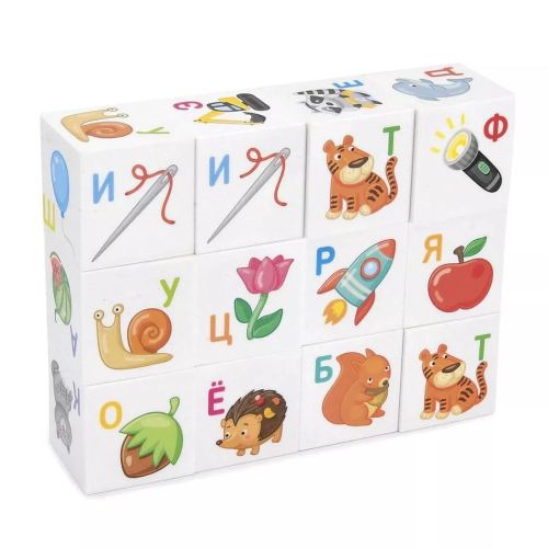 Детские кубики для умников Десятое королевство Азбука 00712 фото 2