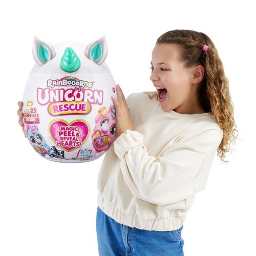 Набор сюрприз в яйце Zuru Rainbocorns Unicorn Rescue единорог с аксессуарами 9262 фото 2