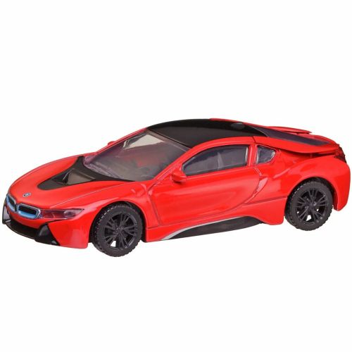 машина металлическая 1:43 bmw i8, цвет красный фото 4 Машина металлическая 1:43 BMW i8, цвет красный фото 4