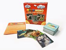Настольная игра Нескучные игры Ми-Ми-Мемо Экзотические животные
