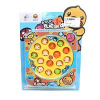 Игра настольная "Рыбалка", звук, в компл. предм. 18шт., эл.пит.АААх2шт. не вх. в компл., кор.