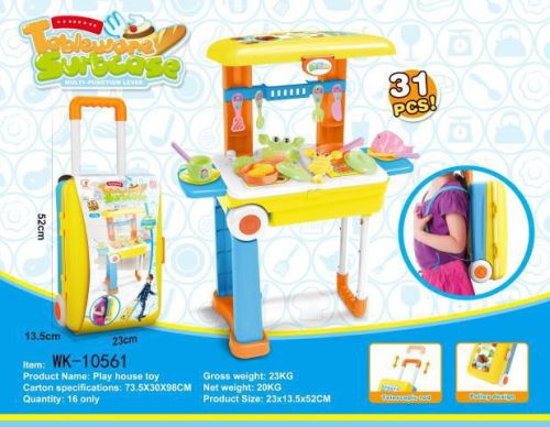 Чемоданчик-трансформер Junfa Кухня юного шеф-повара фото 6