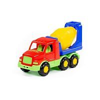 Машинка ПОЛЕСЬЕ Бетоновоз Максик красный 20,2х8,3х11,8 см