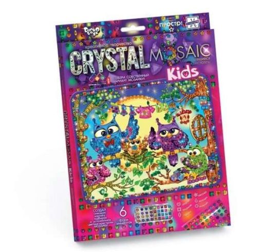 Danko Toys Набор алмазной вышивки Crystal Mosaic Совы (CRMk-01-10)