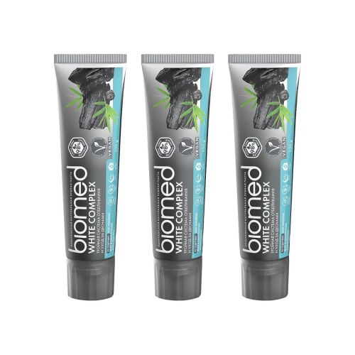 BIOMED Зубная паста Вайткомплекс 100г 3шт