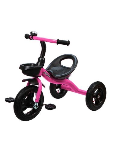 Велосипед 3 кол. Трек10/8'  надув.кол, розовый