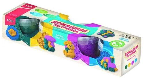 песок радужный. набор из 4 цветов по 140 гр Песок радужный. Набор из 4 цветов по 140 гр