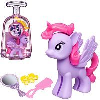 Фигурка Junfa Пони-пегас фиолетовая в чемоданчике