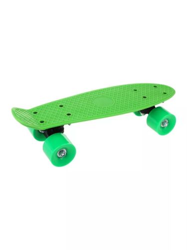 Скейтборд пластиковый 41x12 см зелёный 636247 фото 2