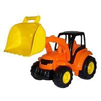 Трактор "Чемпион" с ковшом (в сеточке) 48х22,5х26 см