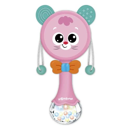 Музыкальная игрушка Азбукварик Зверята-барабанчики Мышонок фото 2