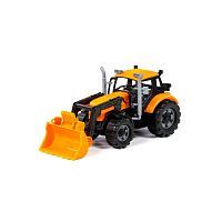 ПОЛЕСЬЕ Трактор погрузчик Прогресс оранжевый