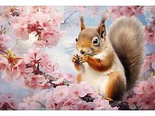 Алмазная мозаика Весенняя пора, 30х40 см, 30 цв., полн. заполнение, с подр.