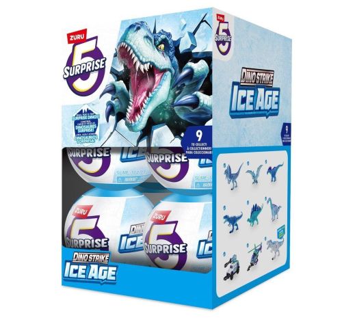 Игровой набор ZURU сюрприз в шаре 5 Surprise Ледяные динозавры, в ассорт.