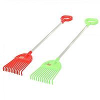 Грабли №21 (алюминиевый черенок с ручкой, длина - 74,5 см) в ассорт.
