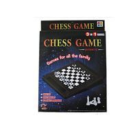 Настольная игра 3в1 шахматы, шашки, нарды магнит., игр. поле 22х22см., кор.