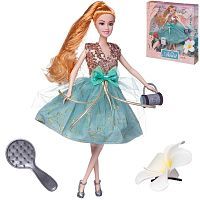 Кукла Junfa Atinil Летний день в платье с воздушной юбкой, 28см, блондинка