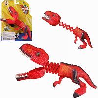 Junfa Зубастики Динозавр красный выдвижная 21 см