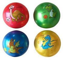 Мяч детский Динозаврик, 22 см, латексный, в ассортименте