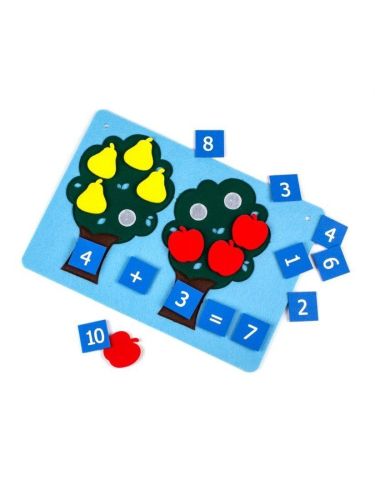 Развивающий планшет из фетра Два дерева