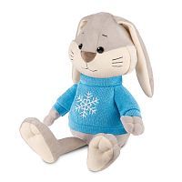 Мягкая игрушка Кролик Клёпа в свитере 20 см