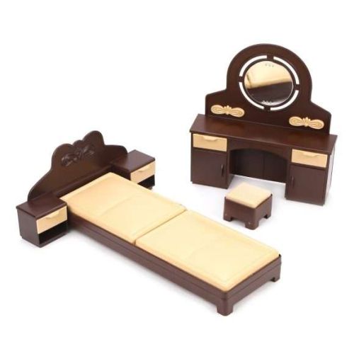 ОГОНЁК Набор мебели для спальни Коллекция С-1303 коричневый/бежевый