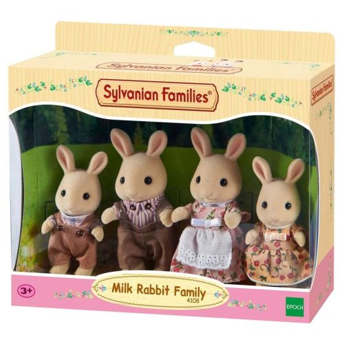 набор фигурок sylvanian families семья молочных кроликов 4108 фото 3 Набор фигурок Sylvanian Families Семья Молочных Кроликов 4108 фото 3