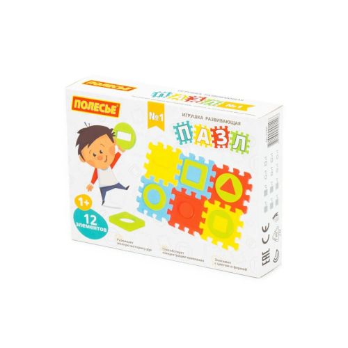 ПОЛЕСЬЕ Пазл №1 развивающий 12 элементов фото 3