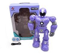 Робот р/у, ИК управление, 10 каналов, свет, звук, аккум.встроен., USB шнур, эл.пит.ААА*2шт.не вх.в комплект