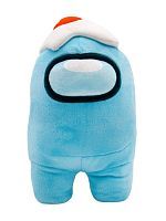 Among us Плюшевая игрушка-фигурка серая с черной шапочкой 30 см