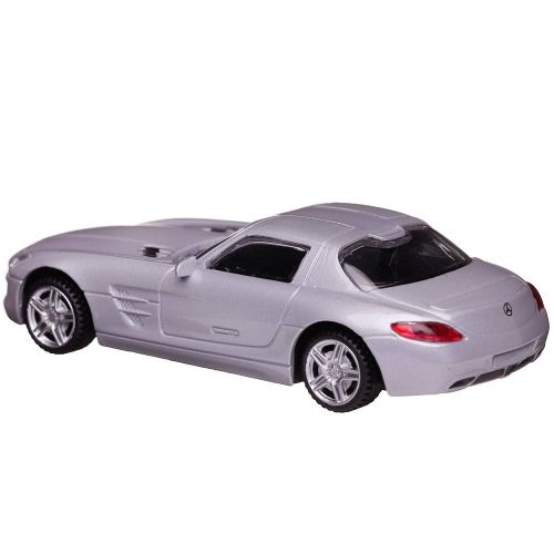 машина металлическая 1:43 mercedes sls, цвет серебрянный фото 2 Машина металлическая 1:43 Mercedes SLS, цвет серебрянный фото 2