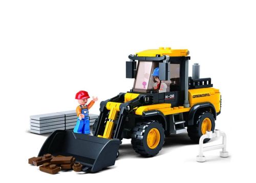 Конструктор Sluban Город Стройка Бульдозер 212 деталей фото 2