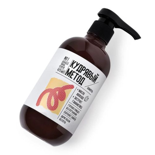 Кудрявый метод Шампунь для кудрявых волос с маслом авакадо и экстрактом гамамелиса №01 475мл фото 3