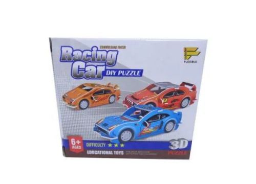 Пазл 3D Junfa Гоночная машина 3 вида в ассортименте 984 фото 2