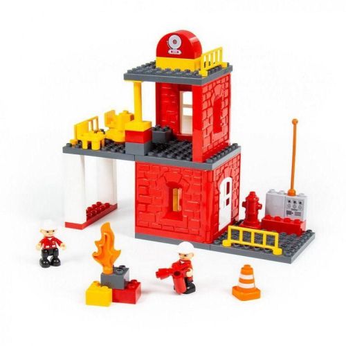 Конструктор "Макси" - "Пожарная станция" (64 элемента) (в коробке) фото 4