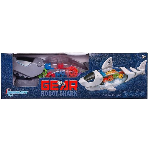 Интерактивная игрушка Junfa Робот-Акула электромеханическая фото 9
