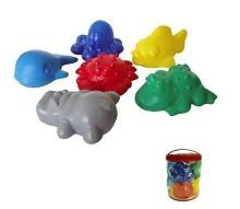 Набор игрушек для ванной в сумочке. (Малышки) 14х16х14 см