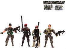 Набор фигурок Солдат с оружием, 4 шт., в ассортименте