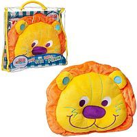Детская подушка MERX Львенок, 28х7х29 см, в сумочке
