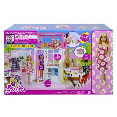 дом для кукол mattel barbie с куклой Дом для кукол Mattel Barbie с куклой