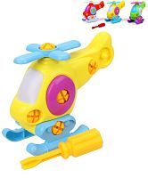 Конструктор-скрутка Наша Игрушка Вертолёт, в ассортименте