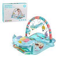Коврик развивающий Дружок с пианино и музыкальным пультом-зеркальцем, свет, звук, эл.пит. АА*3 не вх.в компл., кор.