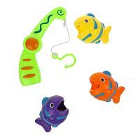 Рыбалка Наша игрушка Q211-G желтый/зеленый/оранжевый/фиолетовый